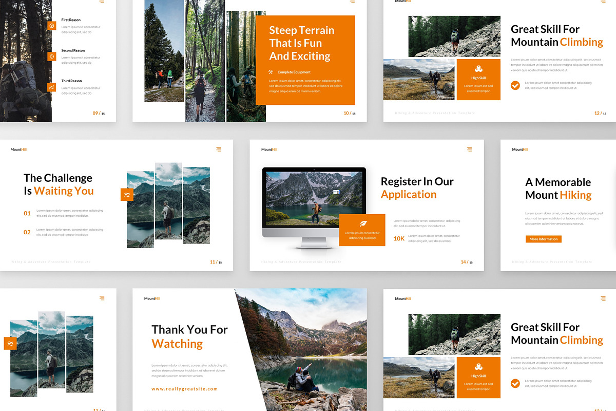 Mounthill - Hiking Keynote Template, a Presentation Template by GraphauseProject (Photo 3 of 6)