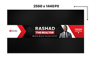 Real Estate Agent YouTube Banner, a Social Media Template by Vaughn Studios (Thumbnail 2 of 5)
