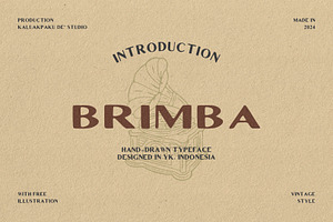 BRIMBA Typeface