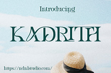 Kadrith - Serif Font