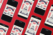 Vintage President’s Day Flyer Set, a Flyer Template by Aiyari Graphic (Thumbnail 2 of 3)