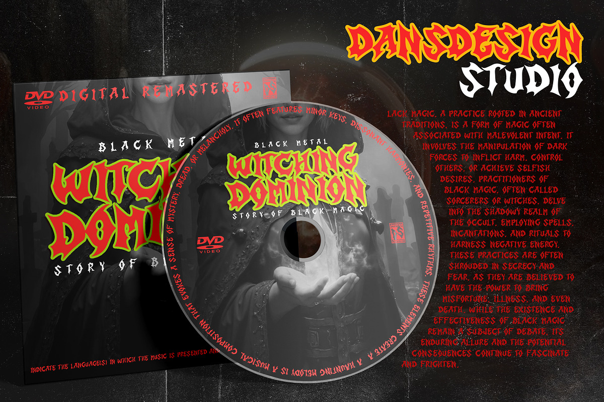 Sacrifice Horror Black Metal Display, a Blackletter Font by dansdesign (Photo 5 of 12)