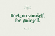 Yukimari, a Serif Font by Cruzine (Thumbnail 3 of 10)