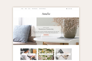 Amelie Wordpress Kadence Child Theme, a WordPress Template by Sky and Stars