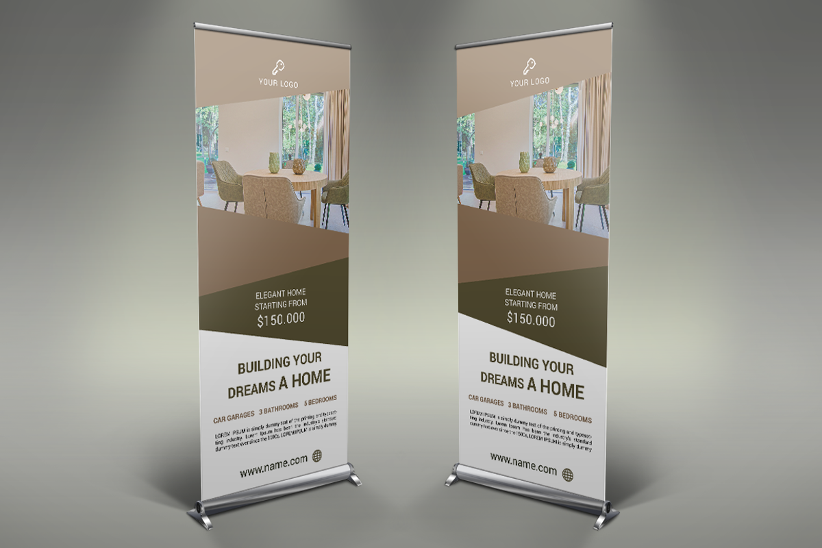 6 Real Estae Roll Up Banners SK, a Presentation Template by UNIK Agency (Photo 2 of 7)
