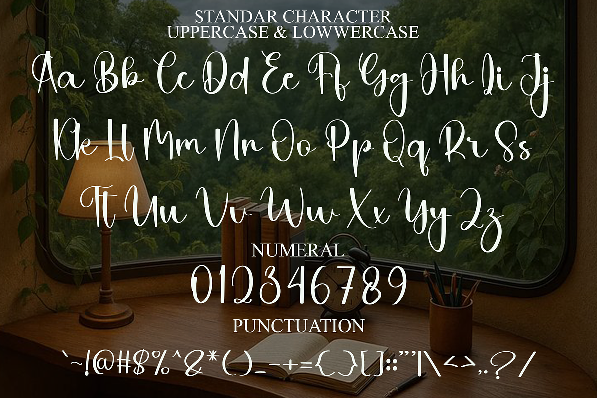 Solitude Writing, a Handwritten Font by FreshTypeINK (Photo 9 of 11)