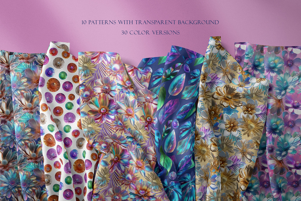 Cosmic Flowers, a Pattern Graphic by Tiger and Flower (Photo 5 of 18)