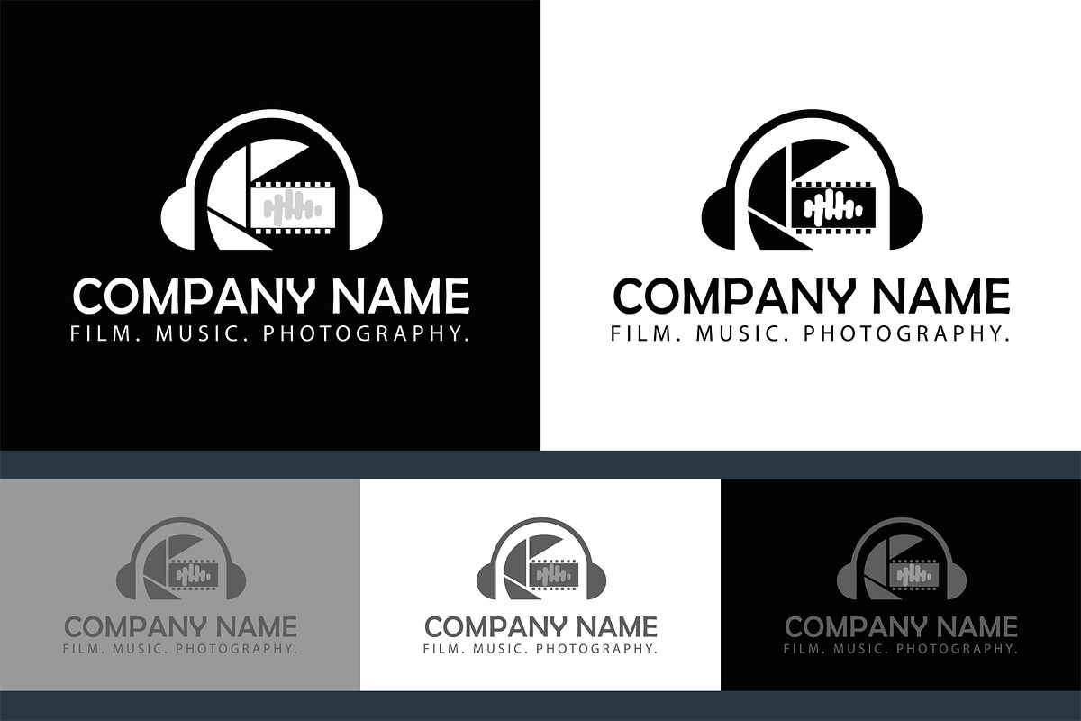 Film Music Photography Logo, a Branding & Logo Template by Emdaduljs (Photo 2 of 2)