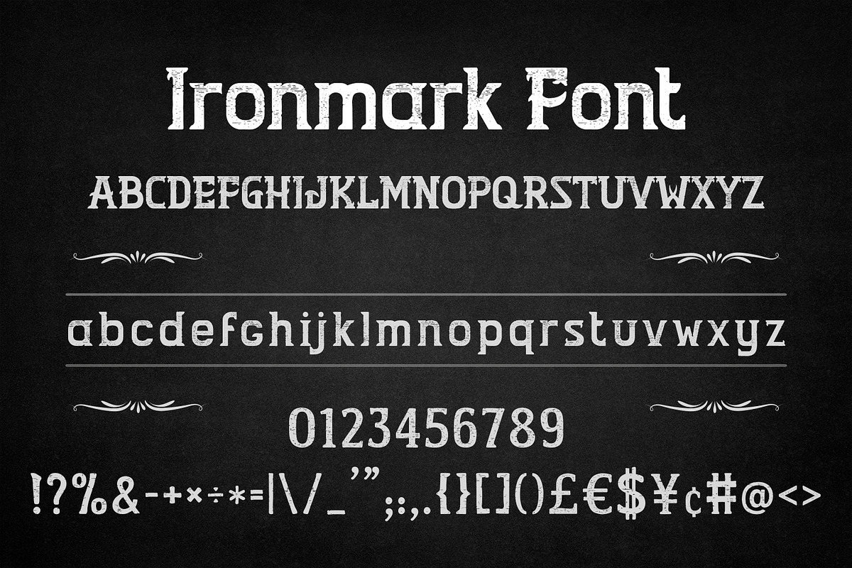 Ironmark – Bold Retro Letterpress, a Serif Font by OWPictures (Photo 9 of 10)