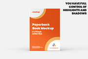 Paperback Book Mockup 8x11 inch, a Books & Magazine Mockup by Illusiongraphic (Thumbnail 2 of 26)
