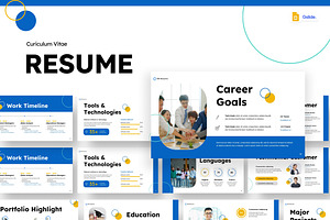 CV Resume Google Slides, a Presentation Template by Loin Studio