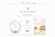 Romantic Fall Wedding Invitations, an Invitation Template by Aquarellina (Thumbnail 10 of 10)