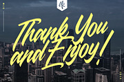 Almighty - Modern Script, a Script Font by Godzillab (Thumbnail 10 of 10)