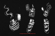 10 Bundle Dark Art Lighter Fire Flam, an Illustration by Morspective (Thumbnail 5 of 7)