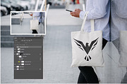 Bags Tote Mockup (OAD113 Liberty), a Merchandise Mockup by Arfis (Thumbnail 8 of 14)