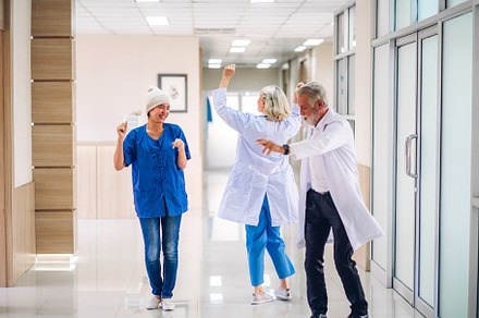 Professional medical doctor team with stethoscope in uniform dis, a Person Photo by Art_Photo