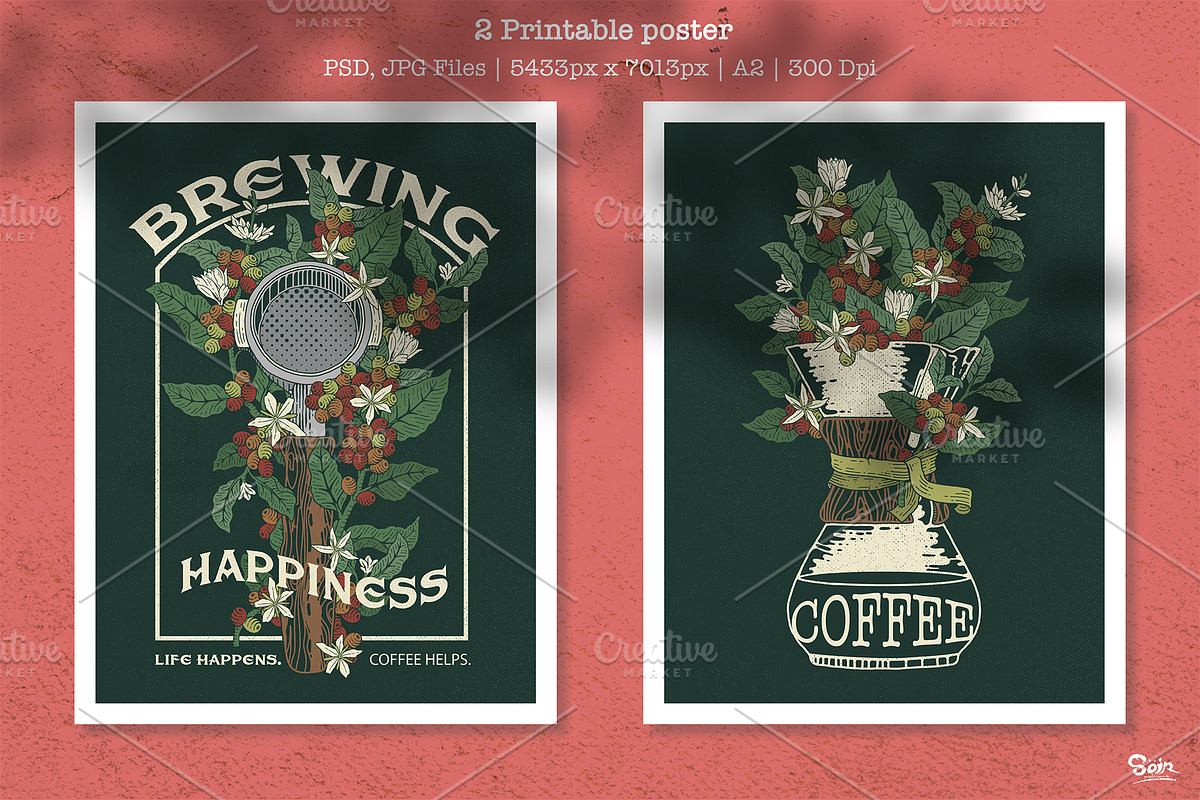 Coffee Illustration Kit, a Decorative Illustration by Soir Creative (Photo 3 of 7)