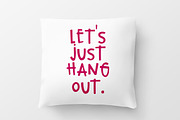 Quirky Hand-lettered Font, a Handwritten Font by Groovy Fonts by Mindy (Thumbnail 3 of 6)