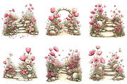 Whimsical Spring Flowers Pathway PNG, an Illustration by CraftArtStudio (Thumbnail 6 of 6)
