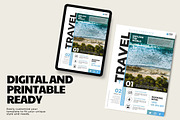 Creative Travel Flyer Template, a Flyer Template by ResumeFabs (Thumbnail 2 of 3)