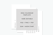 2027 Editable Calendar Template, a Poster Template by DesignStudioTeti (Thumbnail 9 of 9)