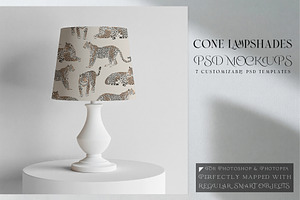 Cone Lampshade Mockups