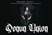 The Magician - Blackletter Typeface, a Blackletter Font by Meizzaluna Design (Thumbnail 9 of 10)