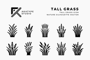 Tall Grass Icon Vector, an Icon by Akatype Studio (Thumbnail 1 of 3)
