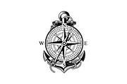Nautical Anchor Compass Bundle, an Illustration by Creativeshirt (Thumbnail 10 of 31)