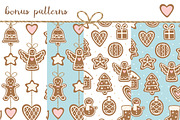 Christmas Cookies, a Decorative Illustration by Imaginasty (Thumbnail 3 of 3)