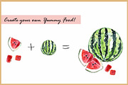 Spring & Summer Food Clipart, a Food Illustration by VianneArt (Thumbnail 6 of 8)