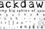 Nihil, a Font by dawnland (Thumbnail 4 of 4)