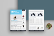 Product Data Sheet | Word & Indd, a Flyer Template by obayes (Thumbnail 4 of 7)
