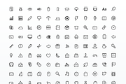 Outlined Style Icon Set, an Outline Icon by Web Icon Set (Thumbnail 3 of 3)