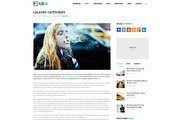 Flexi - PSD for Blog, Personal, News, a Websites & App Template by Digipieces (Thumbnail 9 of 11)