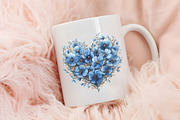 Cute Sky Blue Mother's Day Cliparts, an Illustration by RobertsArt (Thumbnail 5 of 7)