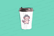 Kawaii Axolotl Jungle Adventure, a Seasonal Illustration by Palau (Thumbnail 7 of 12)