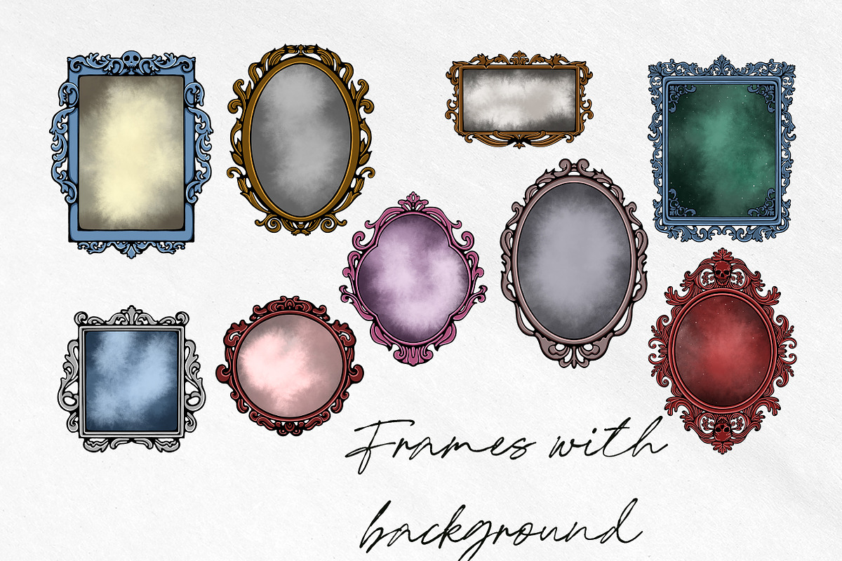 Edgar Allan Poe Gothic Clipart set, a Person Illustration by Yelloo Fish (Photo 8 of 19)