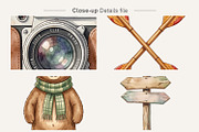 Vintage Summer Camp Sublimation, a Decorative Illustration by Artnoy (Thumbnail 4 of 18)