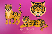 Tiger Head SVG Cricut, tiger vector, an Object Graphic by CreativeByLu (Thumbnail 1 of 4)