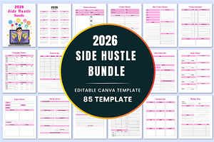 2026 Side Hustle Bundle, a Stationery Template by Shumaya