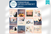 Personal Development Canva Templates, a Social Media Template by Viral Content Design (Thumbnail 3 of 14)
