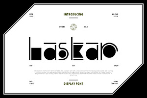 Laskar Display Font