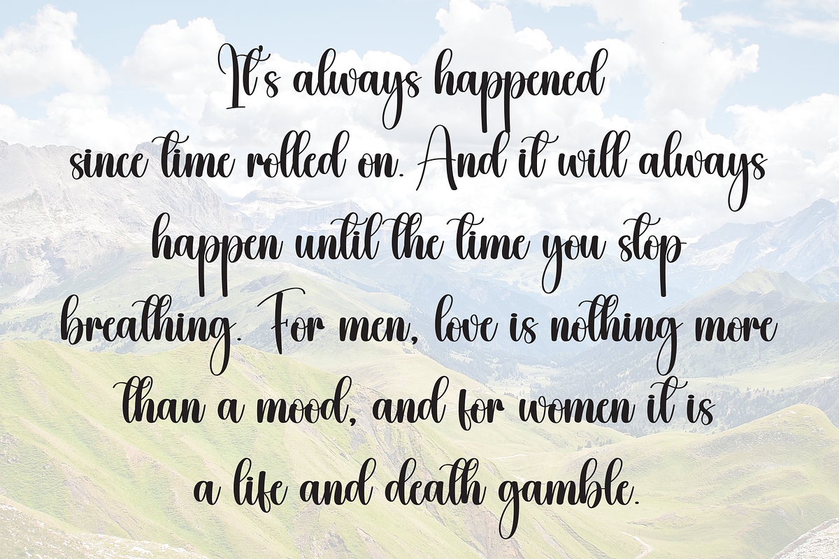 Calligraph | Script Font, a Handwritten Font by Scratchones (Photo 6 of 8)