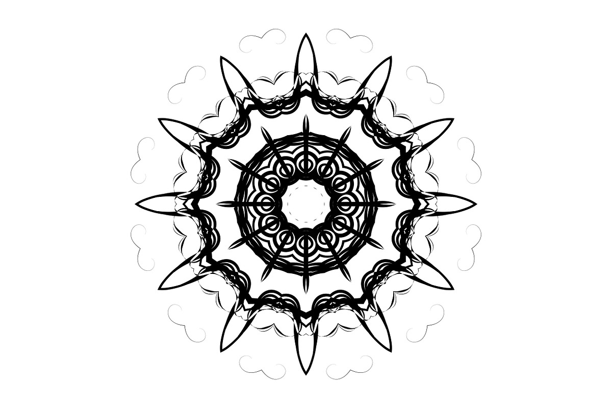 Decorative Mandala Digital Art Pack, a Decorative Illustration by NJ Himel (Photo 21 of 101)