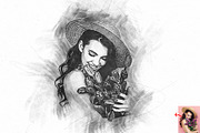 Sketch Drawing Photoshop Action, an Action Add-On by MRI STUDIO (Thumbnail 2 of 12)