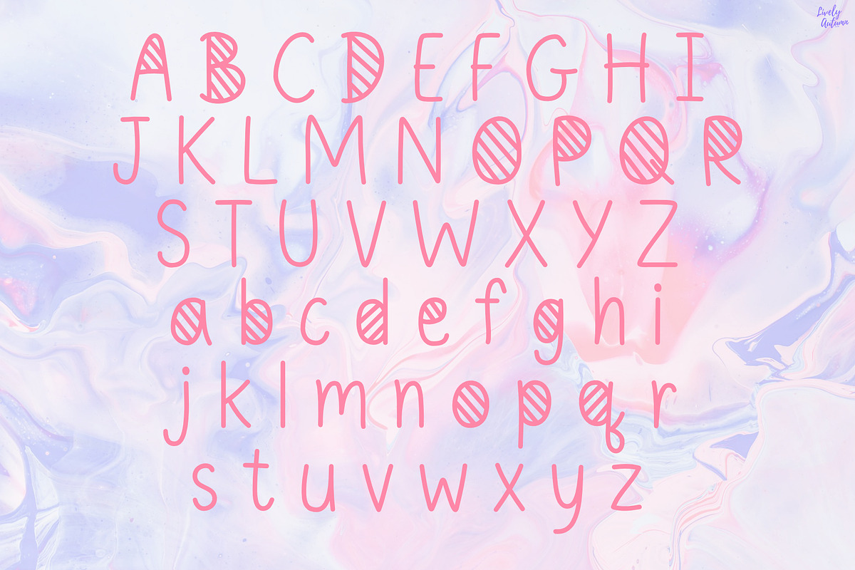 Dreamy Pastel | Handwritten Font, a Handwritten Font by LivelyAutumn11.11 (Photo 2 of 5)