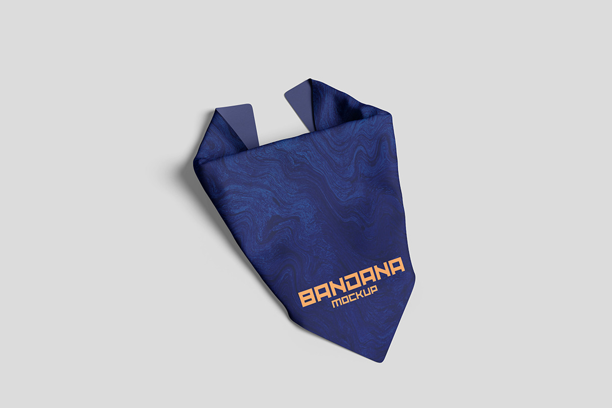 Bandana Mockup, a Product Mockup by bimockup (Photo 2 of 6)