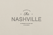 Nashville | Outline Font, a Sans Serif Font by elvinova (Thumbnail 1 of 7)