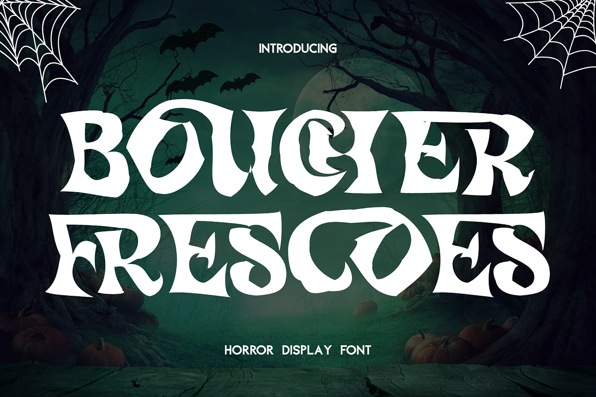 BOUCHER FRESCOES - HORROR FONT, a Serif Font by 177Studio (Photo 1 of 8)